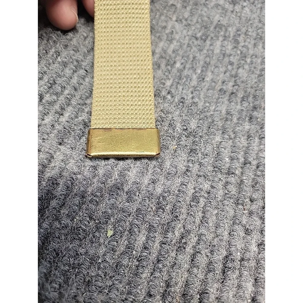 Vintage Boy Scout Of America BSA Brown Belt Anchor Mark Brass Buckle‎